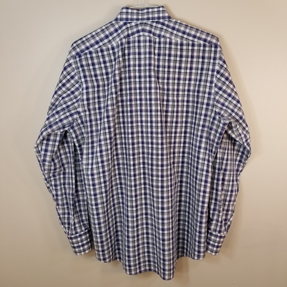 Brooks Brothers Slim Fit Gingham Dress Shirt 16.5 - Picture 11 of 16